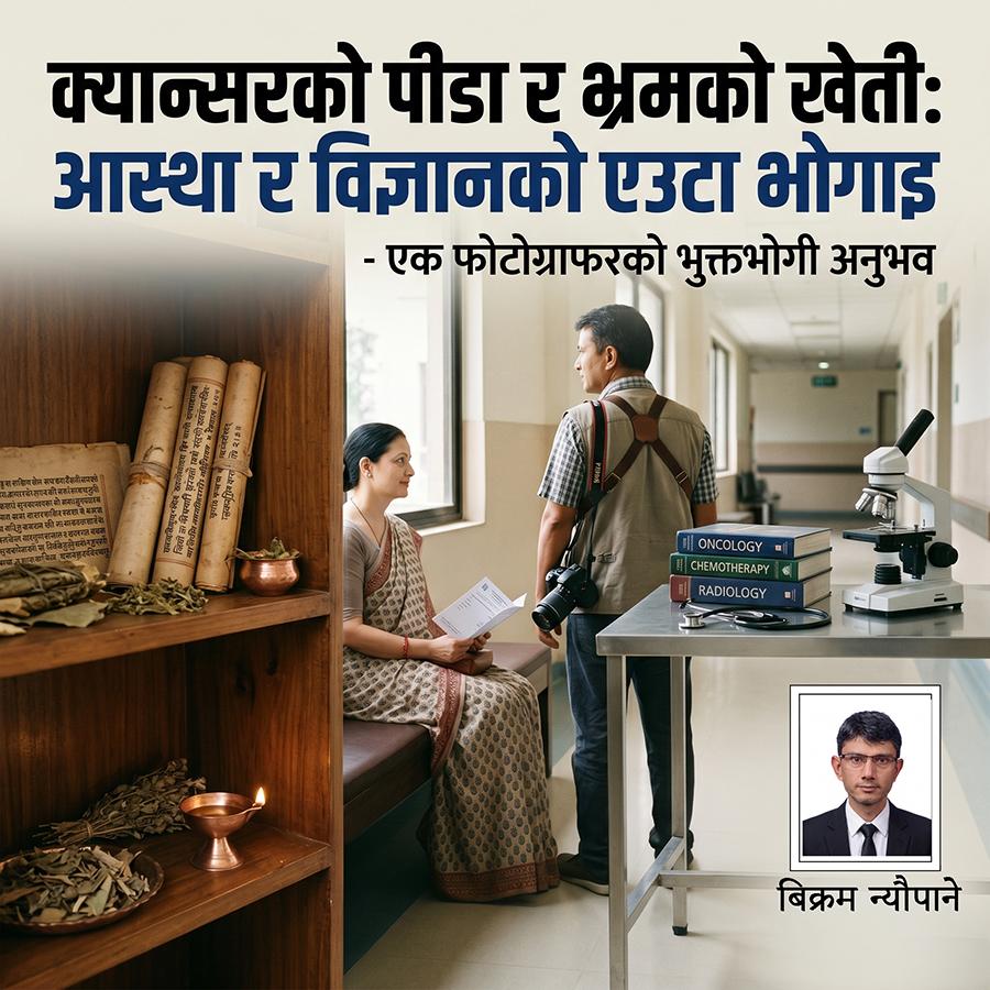 क्यान्सरको पीडा र भ्रमको खेती